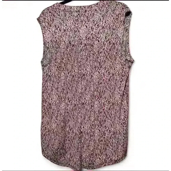 Ava & Grace Women's Sleeveless Floral Blouse V-Neck Size M Multicolor - Picture 3 of 4